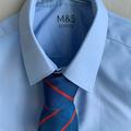 FREE: Blue M&S school shirt short sleeve 9-10yrs *SET OF 3*