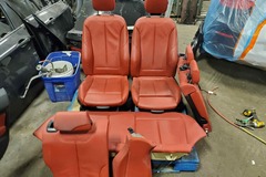 Selling with online payment: 2014 BMW 3 series GT seats red