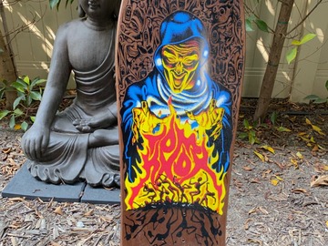 Selling with online payment: SANTA CRUZ TOM KNOX BROWN STAIN LIMITED REISSUE - 10 x 31.5"
