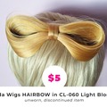 Selling with online payment: Arda Wigs Hairbow in CL-060 Light Blonde