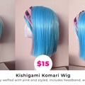 Selling with online payment: Kishigami Komari Wig