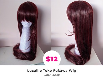Selling with online payment: Lucaille Toko Fukawa Wig