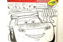 Liquidation/Wholesale Lot: Hallmark – Disney Cars Coloring Puzzle 4pk – Only $1.75/Pack