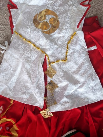 Samurai Warriors Okuni Full Cosplay + Wig