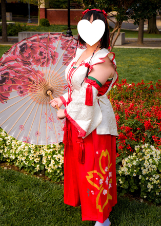 Samurai Warriors Okuni Full Cosplay + Wig