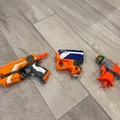 Selling with online payment: Three nerf guns good condition 