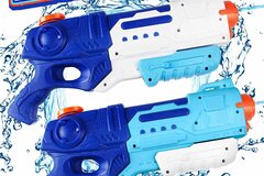 Liquidation/Wholesale Lot: Water Guns 2 Pack Super Water Long Range Soaker Blaster Guns 