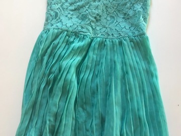 Selling with online payment: Turquoise/Blue laced dress