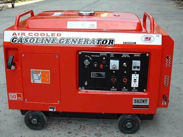Renting out equipment (w/o operator): Air-cooled silent generator set