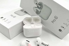 Lote al por mayor: 10X PRO 6 Bluetooth Headphone White with Mic for iPhone 