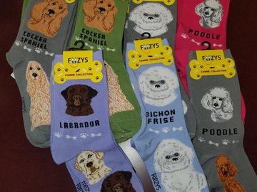 Buy Now: Foozys Canine Socks. 17 pair assorted