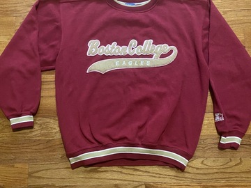 Selling A Singular Item: Vintage Starter Boston College Golden Eagles Crewneck Sweatshirt