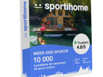 Vente: Coffret Sportihome "Week-end Sportif" (100€)