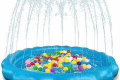 Liquidation/Wholesale Lot: BNT Splash Pad, 68″ Inflatable Sprinkler For Kids And ToddlerPool
