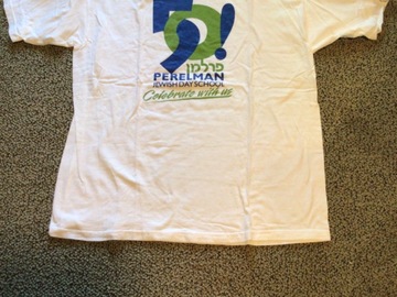 Selling multiple of the same items: Perelman 50th anniversary shirt