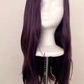 Selling with online payment: Arda Medium purple wig (+ bun & braids)