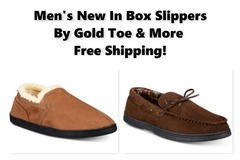 Buy Now: Men's Gold Toe Slippers & More, Free Shipping!