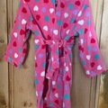 FREE: SOLD: Bluezoo Fleecy, Hooded Dressing Gown Age 5-6