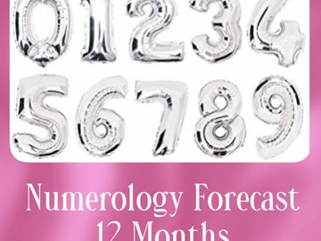 Selling: Personal Numerology 12 Month Forecast 