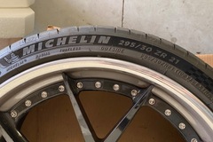 Selling: Set of 21in staggeredHRE high performance (S101) Wheels AND tires