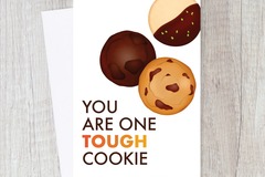  : Tough Cookie Encouragement Card | Get Well Soon, Motivational