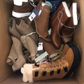 Liquidation/Wholesale Lot: Target stores mystery shoe   box lot women