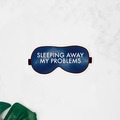  : Sleeping Away My Problem Eye Mask Matte Waterproof Vinyl Sticker