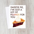  : Sweetie Pie Love Card for Anniversary, Date, Relationship, Couple