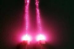 Liquidation/Wholesale Lot: Luminance Fiber Optic Streamers – Pink