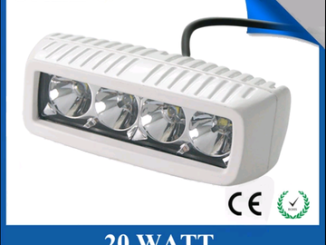Selling: White Marine LED light 20w CREE LEDs (2 PACK)