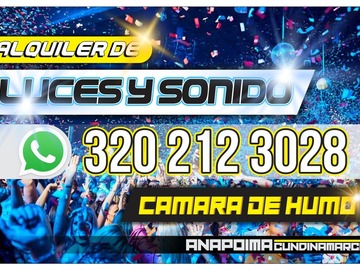 Productos : alquiler de luces y sonido