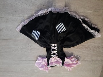 Selling with online payment: Girl pink and black pirate dress