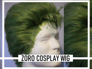 Selling with online payment: Roronoa Zoro One Piece Cosplay Styled Wig