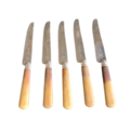 Vente: 5 Anciens Couteaux de Table TABLINOX