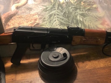 Selling: Cyma ak 74 and lct drum with 3 mags