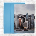  : More Sights of Hong Kong Greeting Card 3 (HK at Dusk Card)