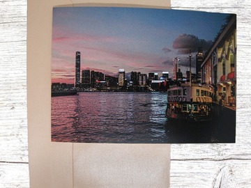  : More Sights of Hong Kong Greeting Card 4 (Star Ferry in the Pink)