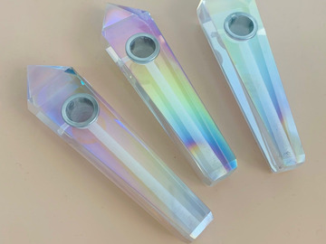 Post Now: IRIDESCENT CRYSTAL PIPE