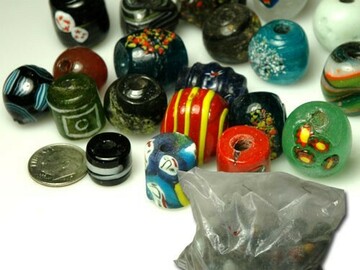 Comprar ahora: 10 lbs-- Large Glass Beads-- Many shapes & sizes--$5.00 lb