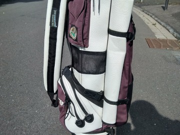 Sell with online payment: Golfbag aus Leder" Belding Sportbag USA"