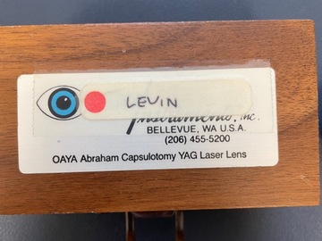 Selling with online payment: Abraham Capsulotomy Laser Lens