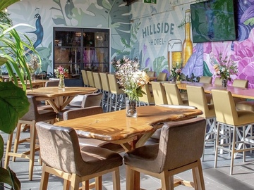 Book a table | Free: Hillside Hotel | now home of work from the pub 