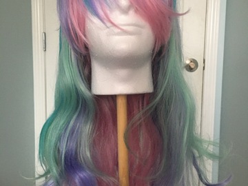 Selling with online payment: Pastel Rainbow Wig