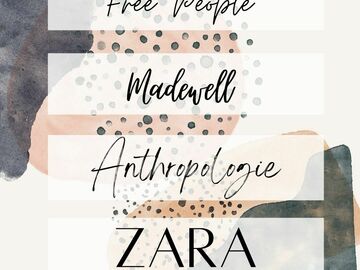 Buy Now: Anthropologie Free People Madewell 20 pc mystery lot