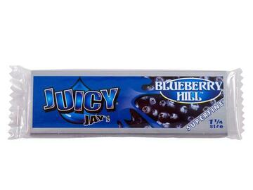 Post Now: Juicy Jay's Rolling Papers - Super Fine - 1¼ - Blueberry Hill