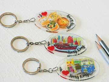  : NEW! “I Love Hong Kong” Series Keychains – Dim Sum, China Motor B