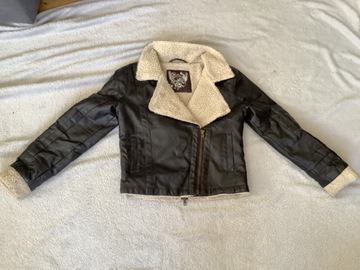 FREE: Black Leather Jacket (age 10-11)