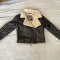 FREE: Black Leather Jacket (age 10-11)
