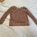 FREE: Girls Leopard print top (age 4-6)