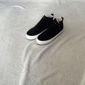 FREE: ALREADY Sold: BNWT black trainer boots with white sole (size 13)
